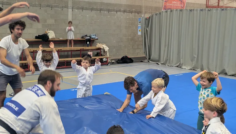 Kleuters op de tatami